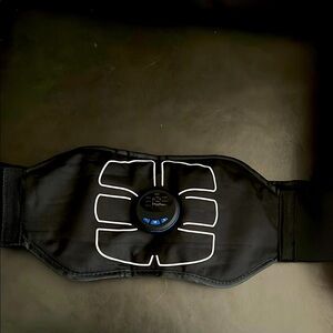 Black Abdominal Muscle Stimulator Belt size: M
